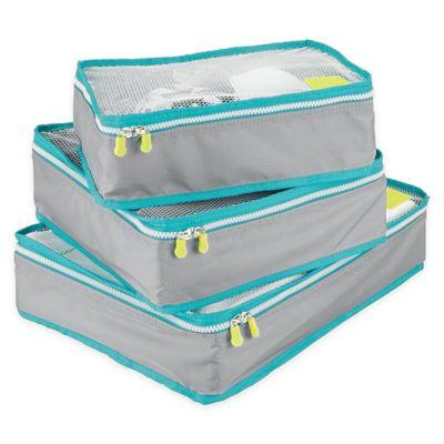 InterDesign® Packing Cubes in Grey (Set of 3)
