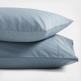 Organic Percale 400 Thread Count Pillowcases, Set of 2