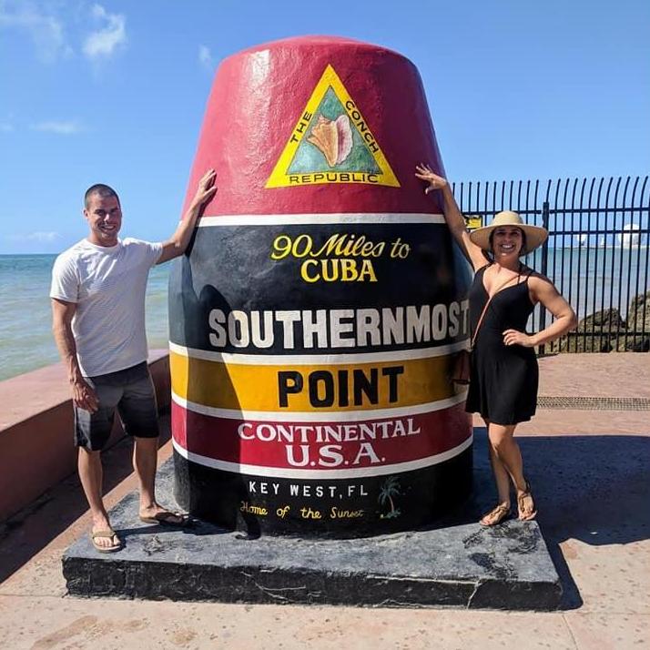 The southernmost point in Key West