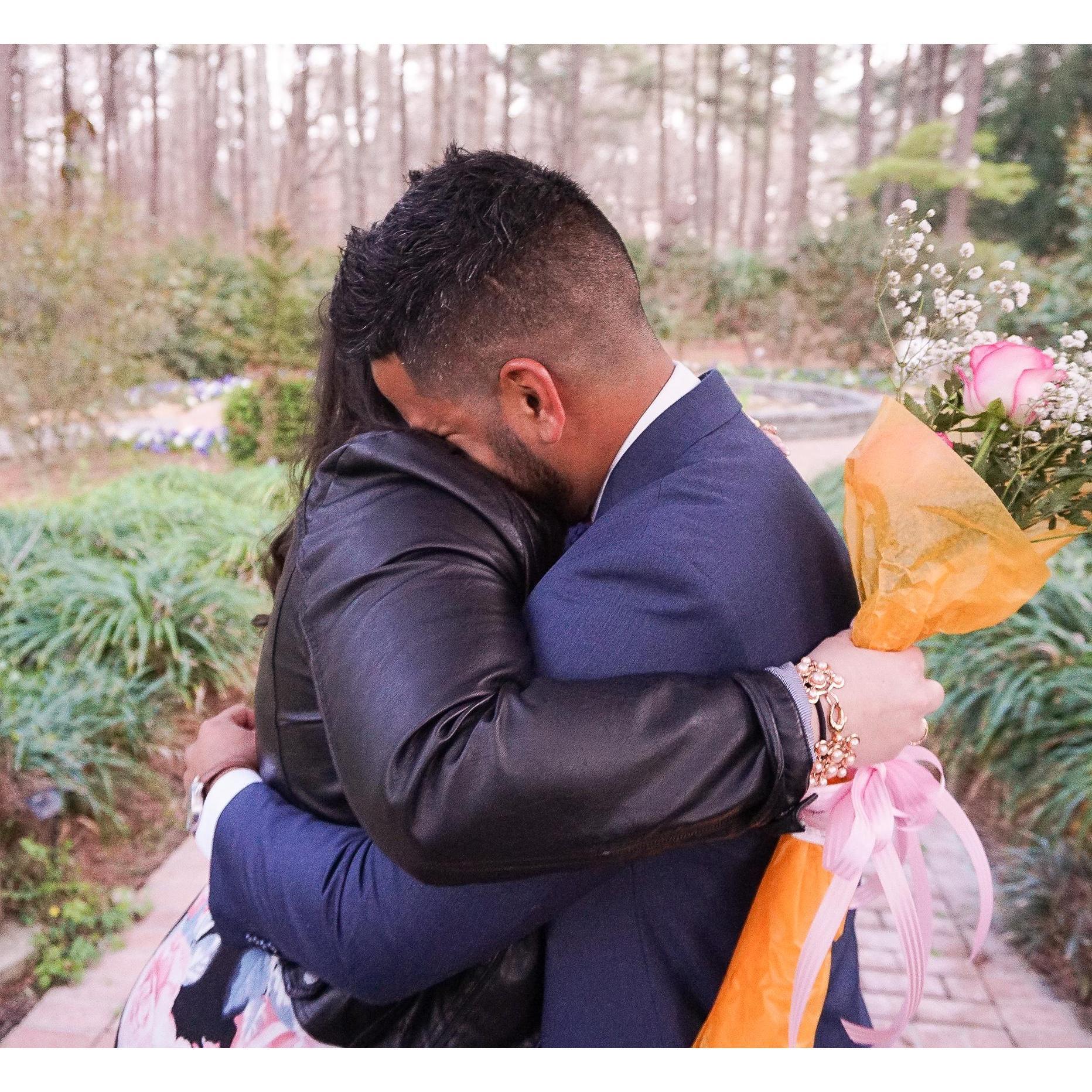 Baby thank you for all the sacrifices you made to make this day one of our greatest memories!