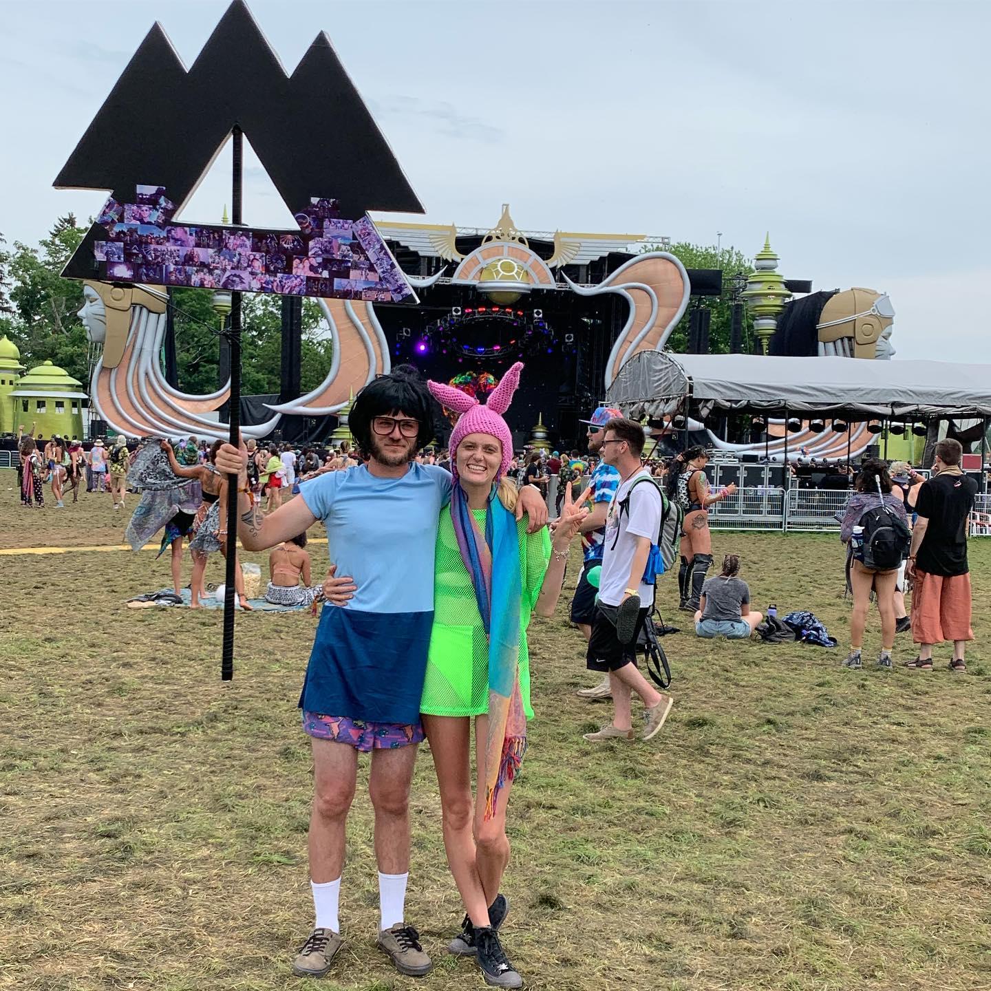 Electric Forest, June 2019. Celebrating our 1st anniversary at the place we met.