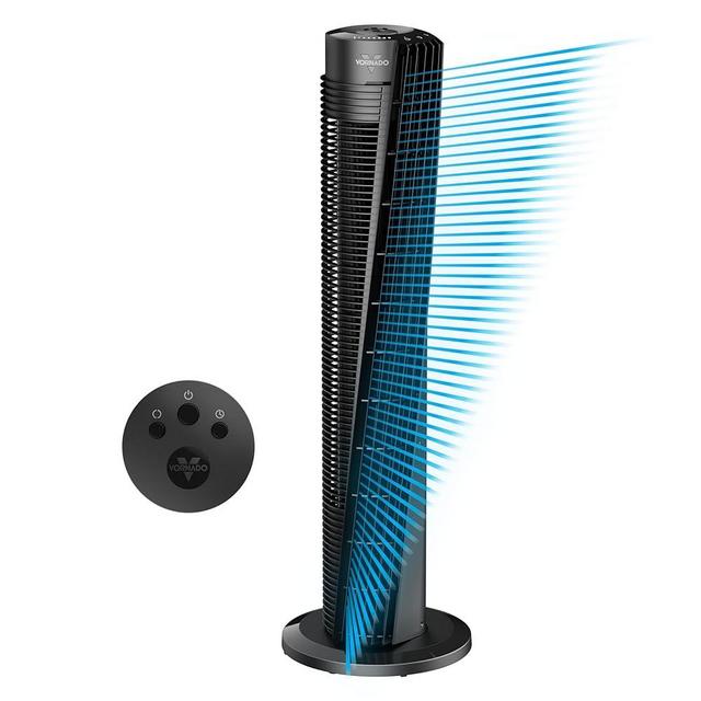 Vornado OSC84 41" Whole Room Air Circulator Tower Fan with Remote Control, Black