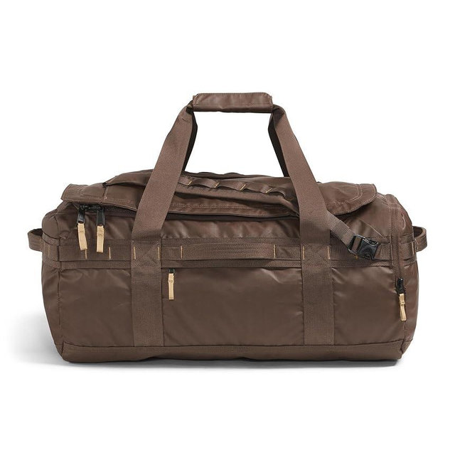 THE NORTH FACE Base Camp Voyager Duffel—62L, Smokey Brown/Khaki Stone, One Size