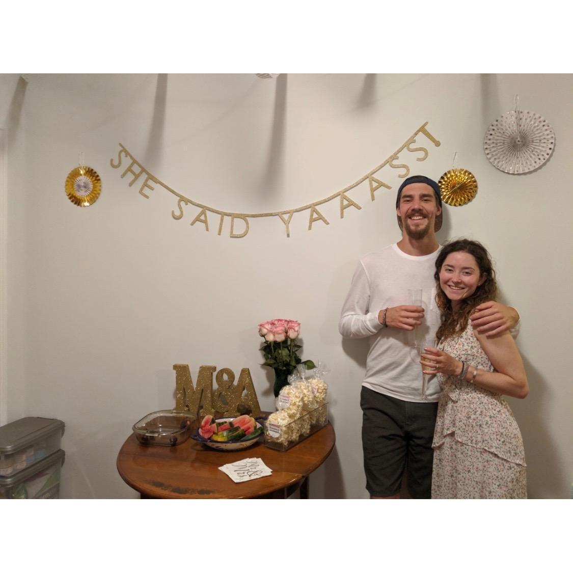Surprise engagement party, 8.10.18