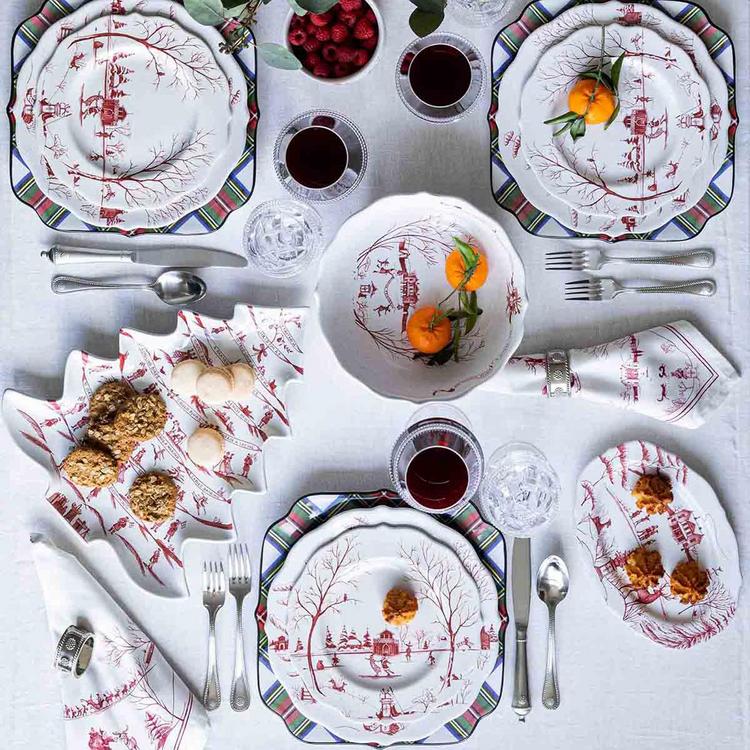 Juliska, Country Estate Winter Frolic Scallop Dinner Plate | Zola
