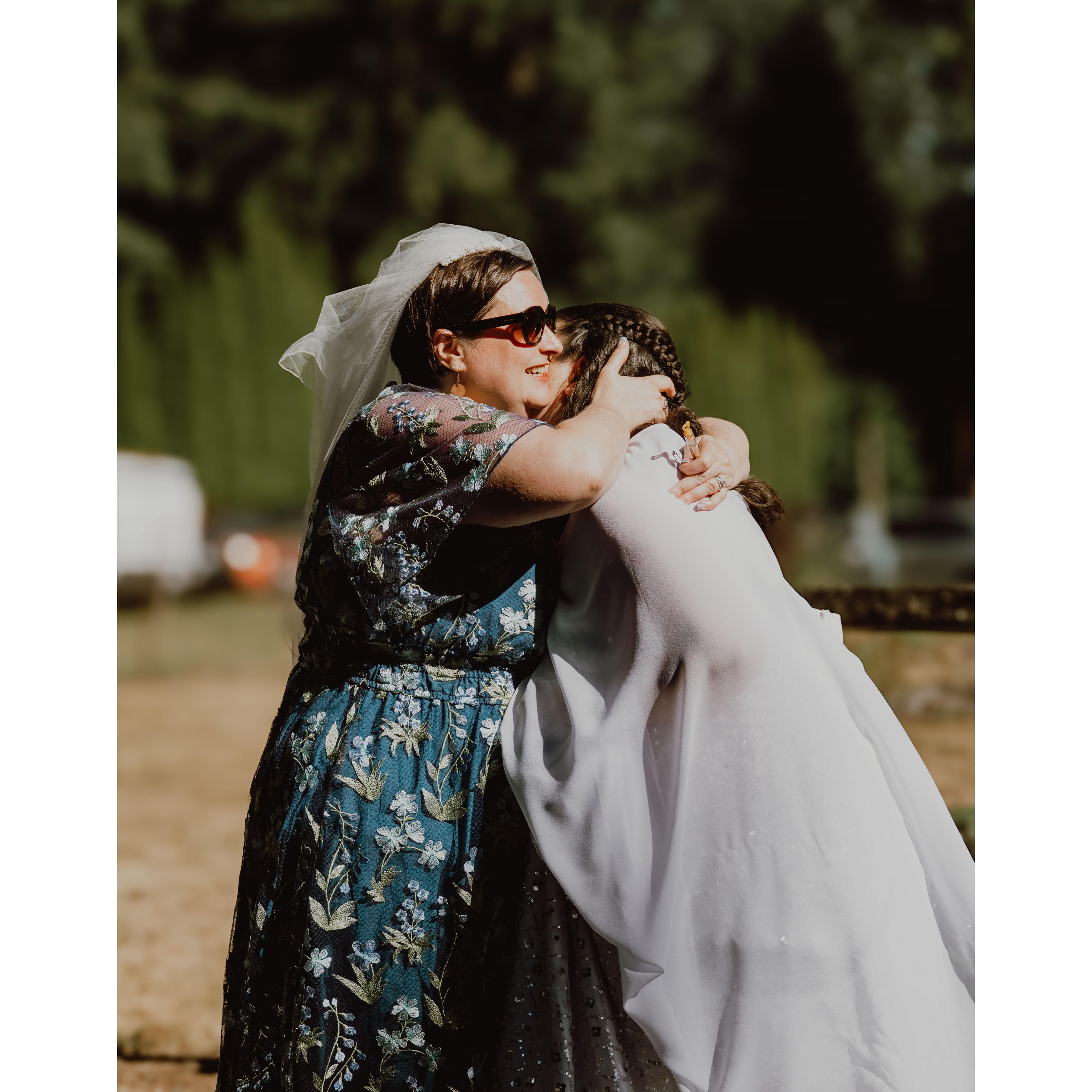 Karla and Hannah during the Grand Exit