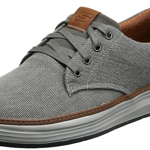 Skechers Men's Ederson Moreno Canvas Oxford Shoe