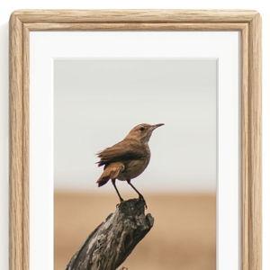 Picture Frame, Natural Solid Oak Wood
