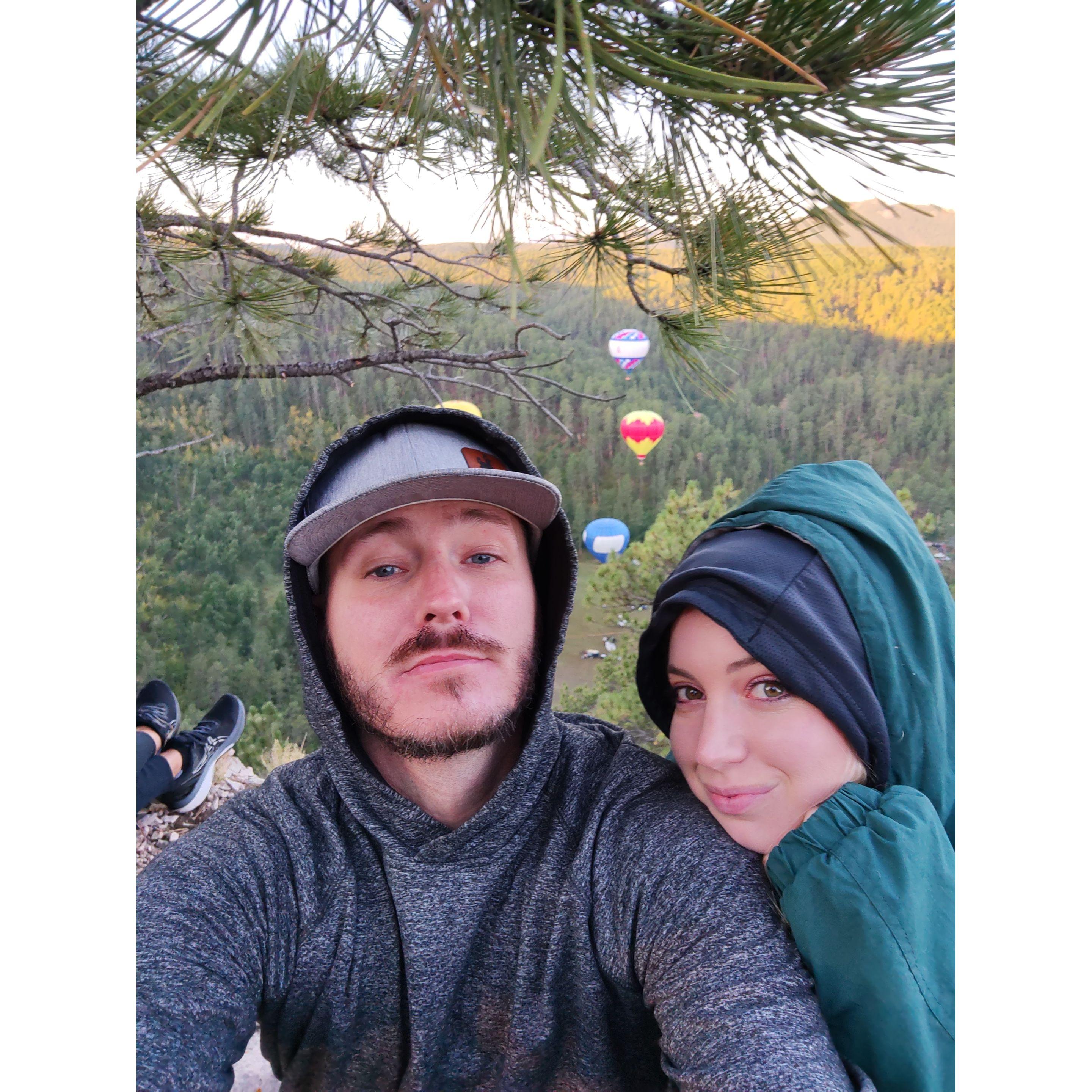 Adventures involving hot air baloons are among the couples favorite!