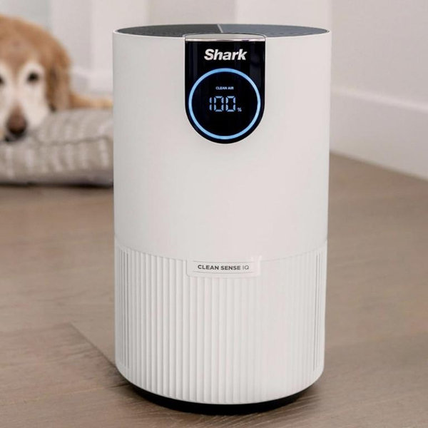 Shark Air Purifiers for Bedroom, Office, Dorm, Small Room, HEPA Air Filter, Odor Eliminator, Covers Up To 500 SQ FT, Air Filtration Removes Smoke, Dust, Allergens, Pet Dander, and Pollutants, HP102