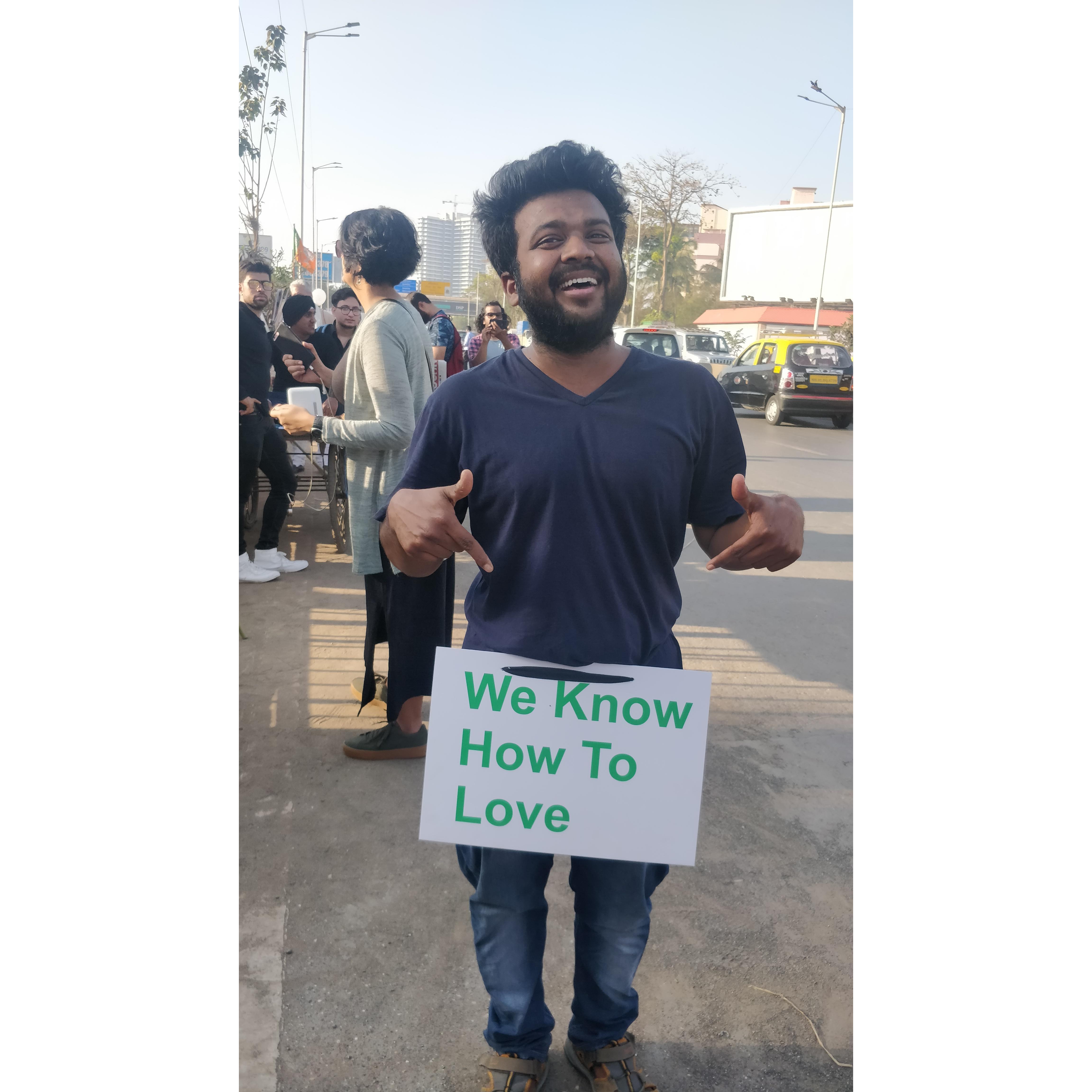 Artists' Protest in Mumbai