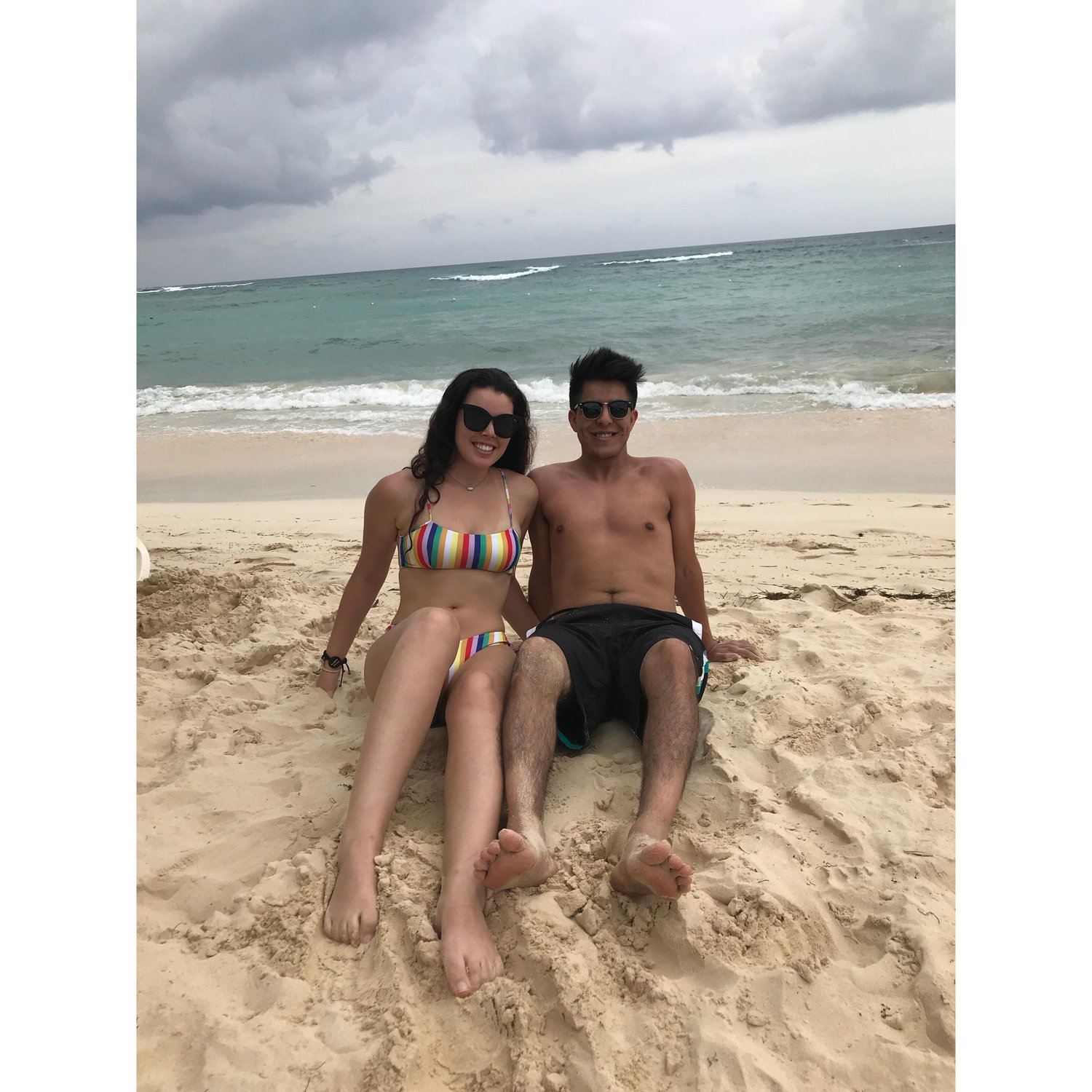 Sunbathing in Punta Cana