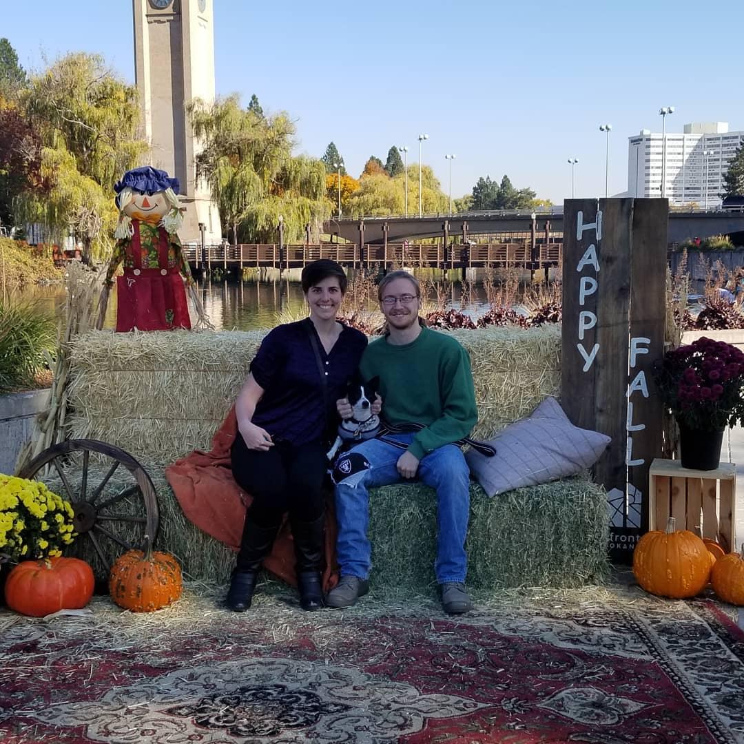 Family photo at Riverfront Park (2018)