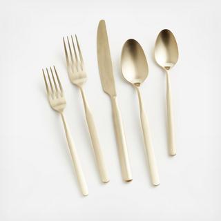 Diem Champagne 20-Piece Flatware Set, Service for 4