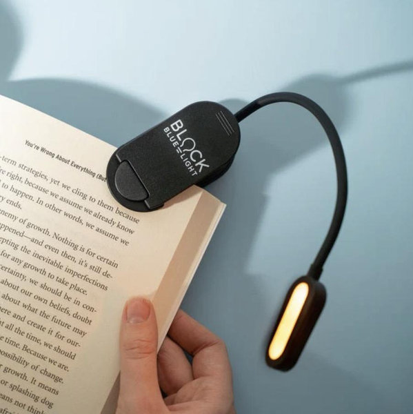 NoBlue Amber Book Light