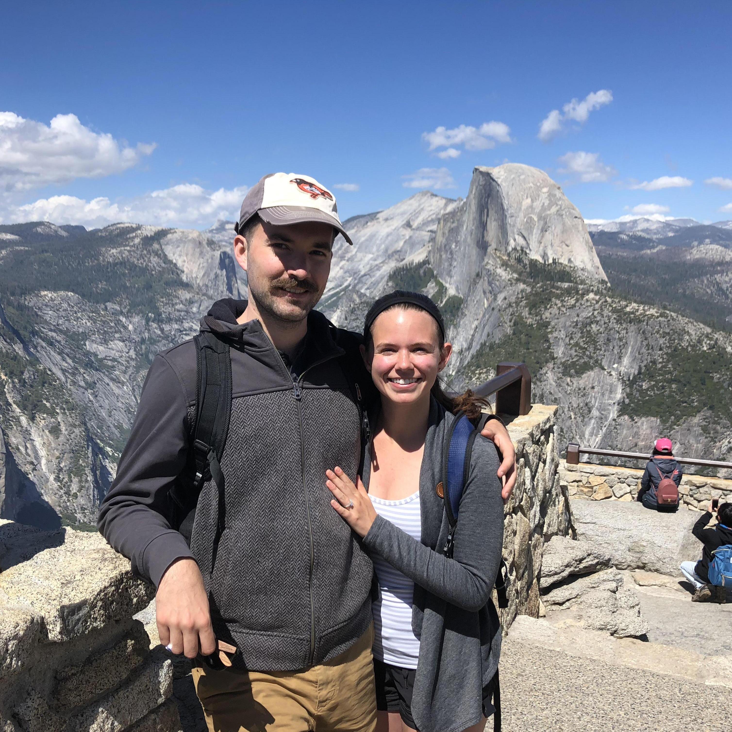 Glacier Point in Yosemite National Park - June 2018