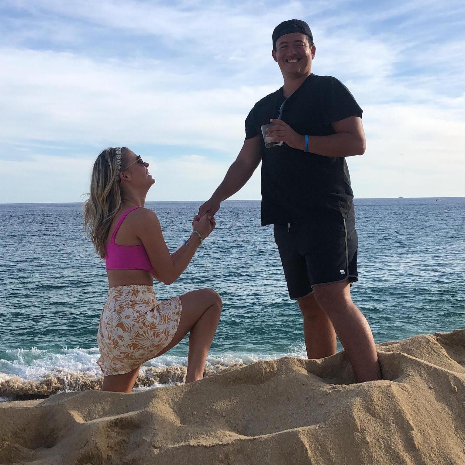 Fun fact, I actually proposed to him first IN Cabo 1 year ago (joking of course!)