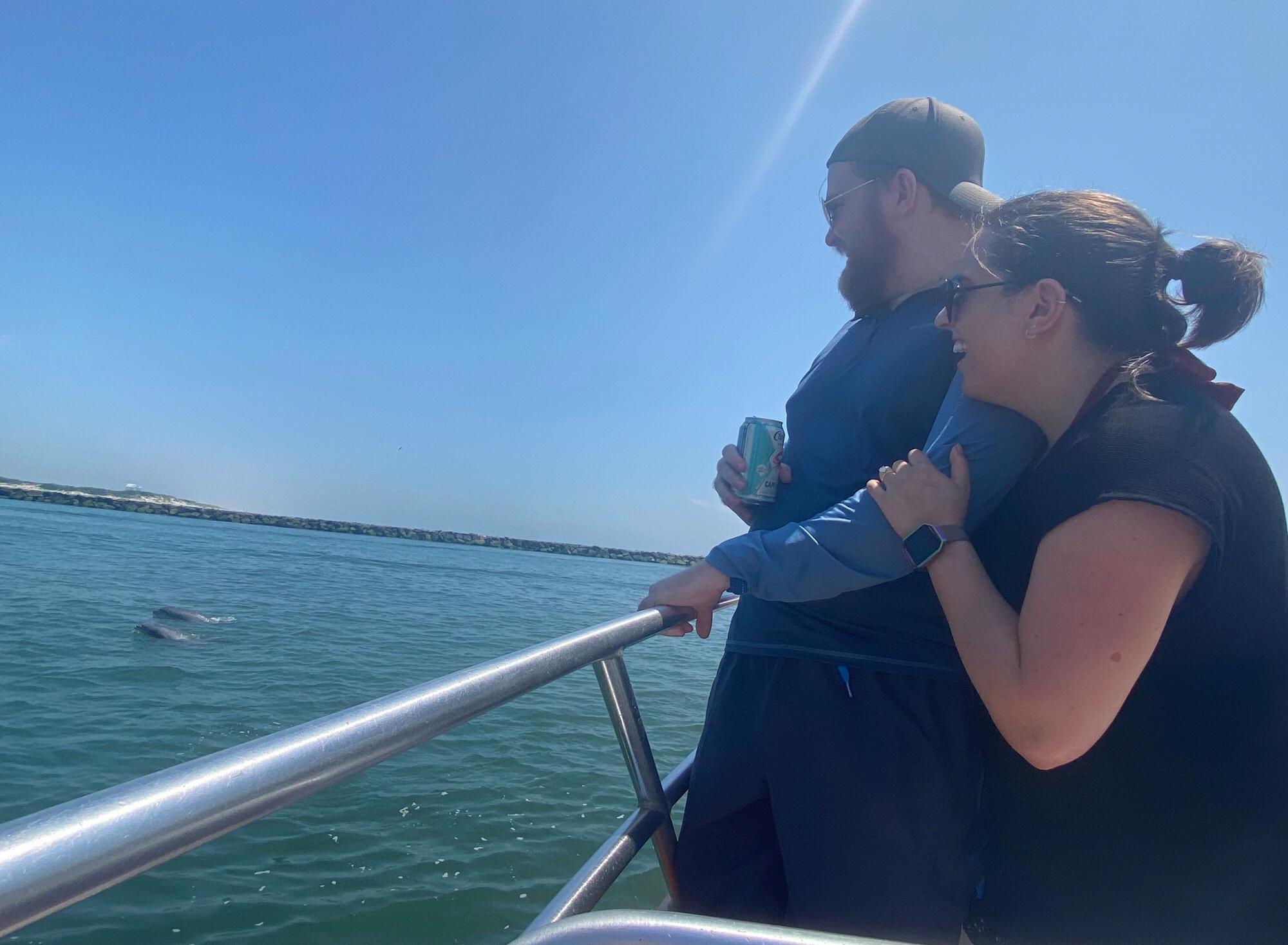 Wild dolphin watching in Wildwood, NJ