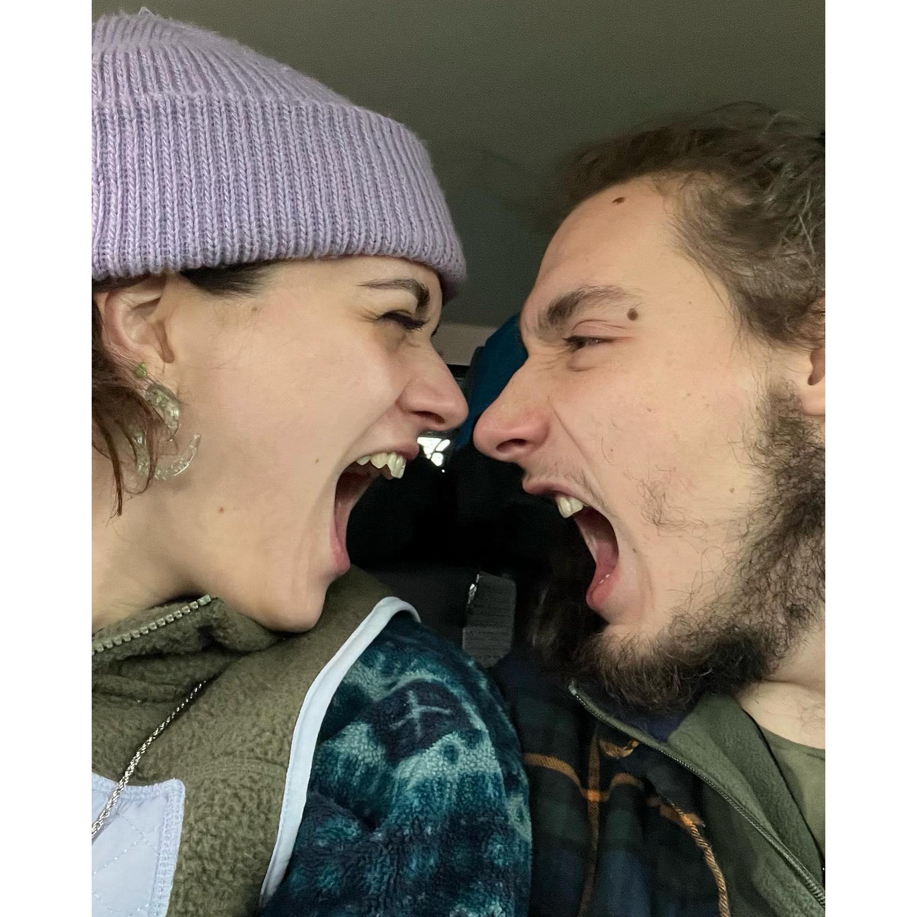 Stir crazy on long car rides up the Cali Coast