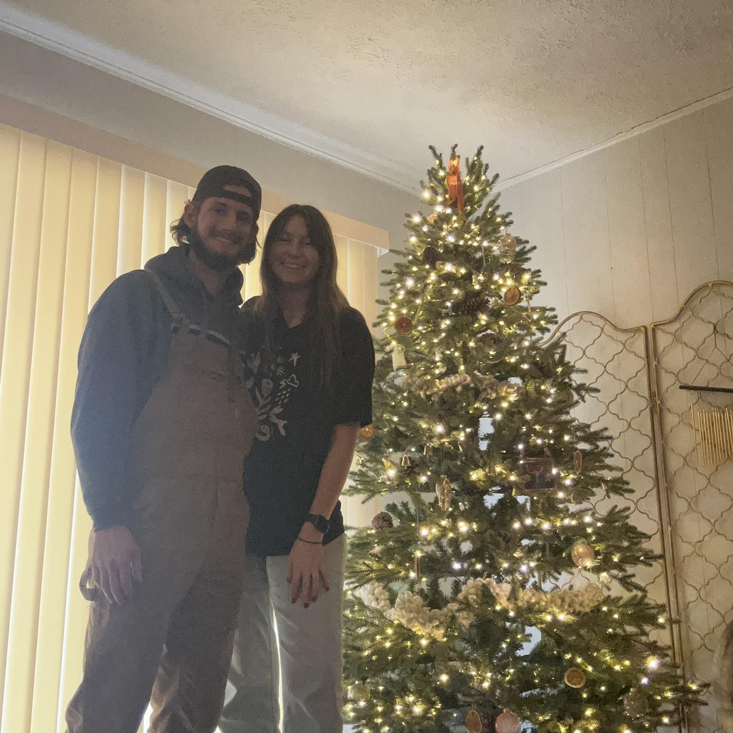Our first Christmas tree together - 12.22.23