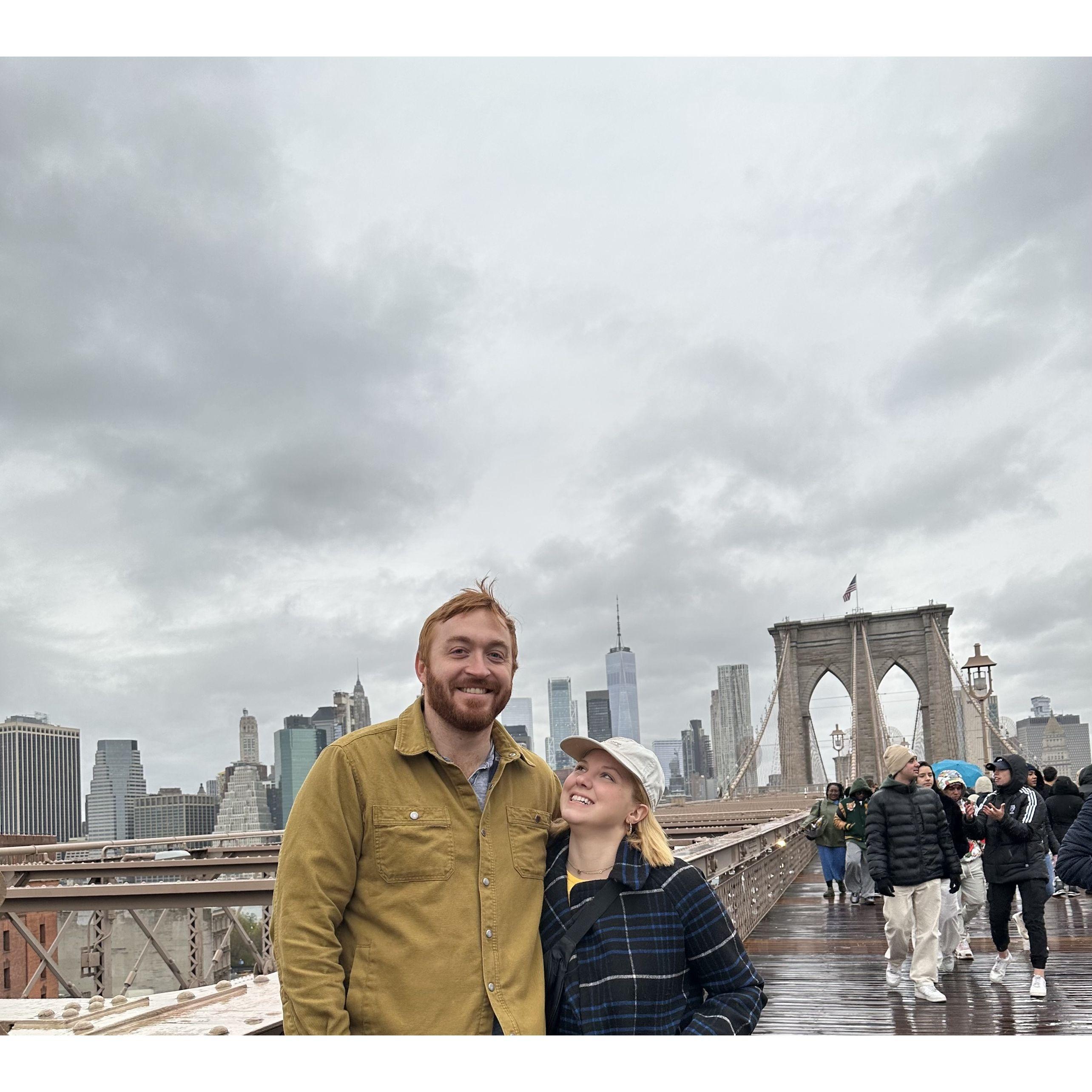 On the Brooklyn Bridge, 2023