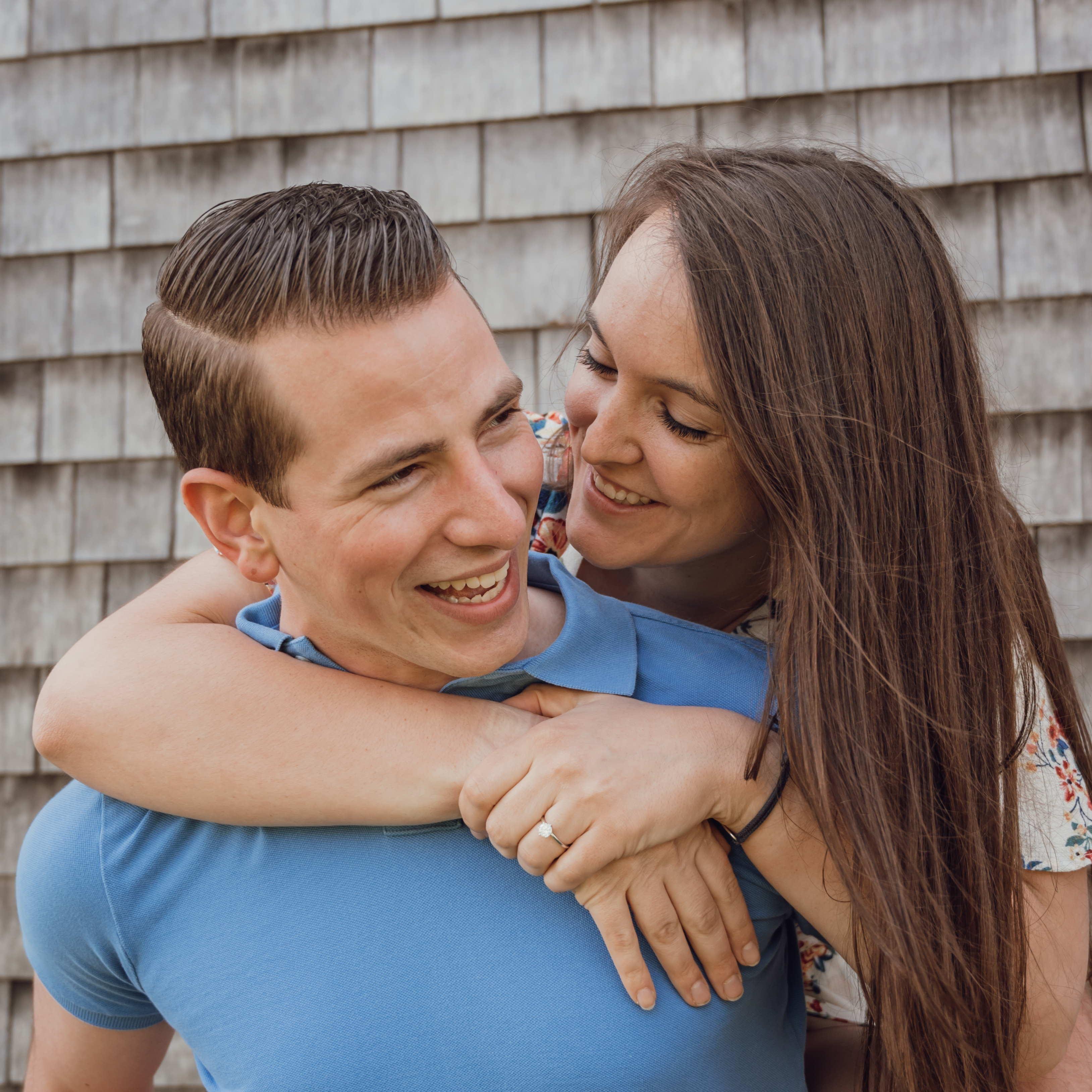 Our engagement shoot in Portsmouth New Hampshire