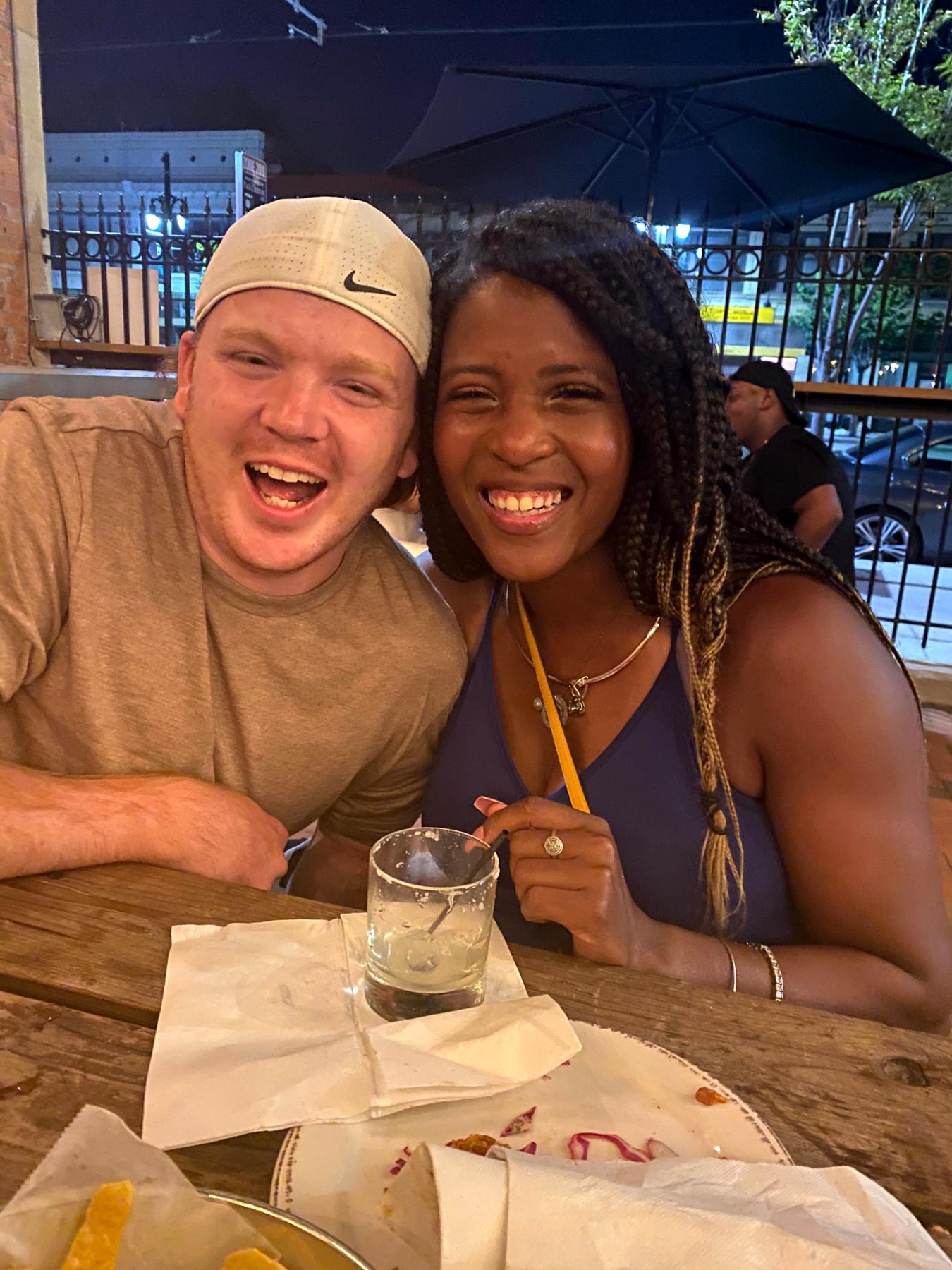 Picture from the first night we met!