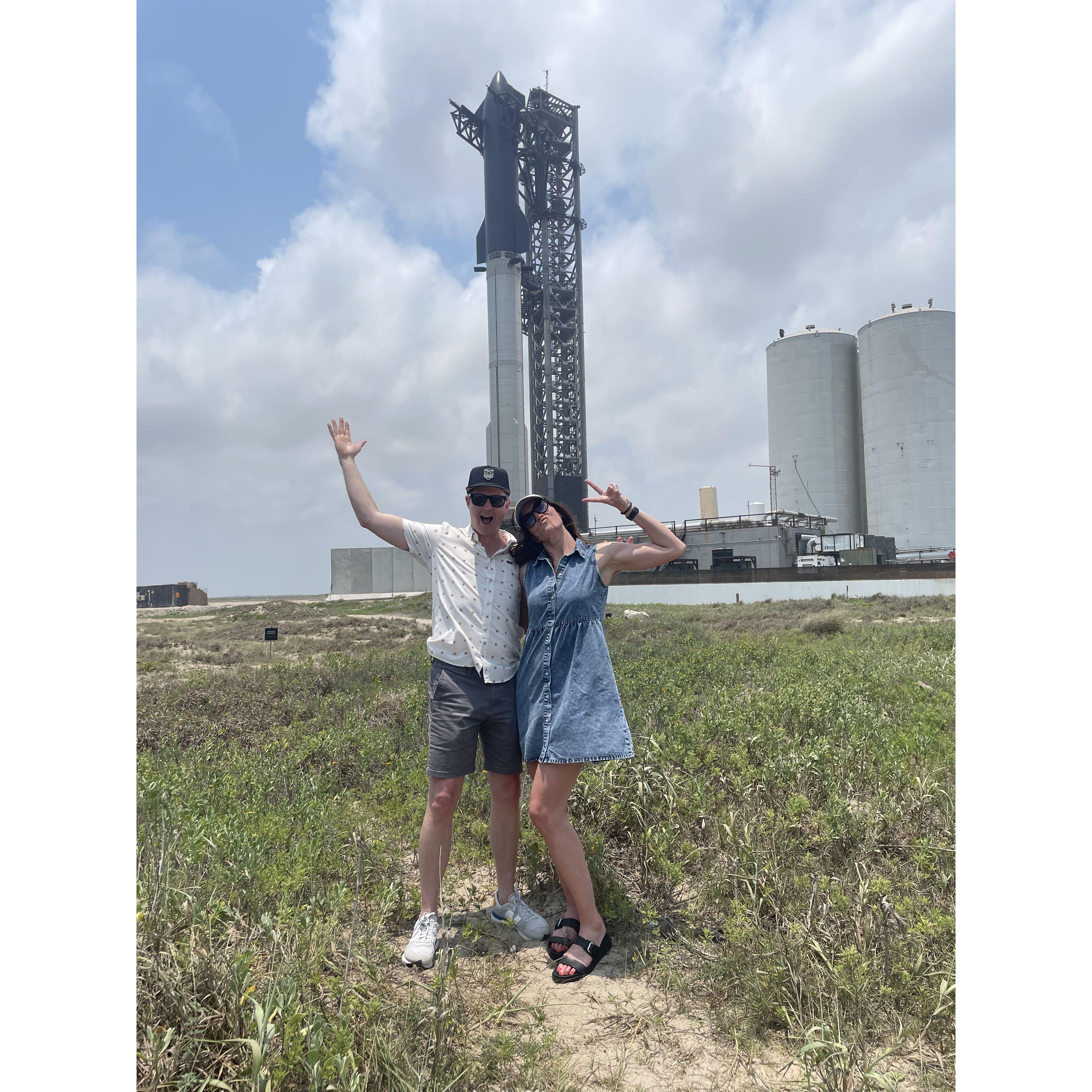 Went to see SpaceX launch! South Padre, TX. Jun’24