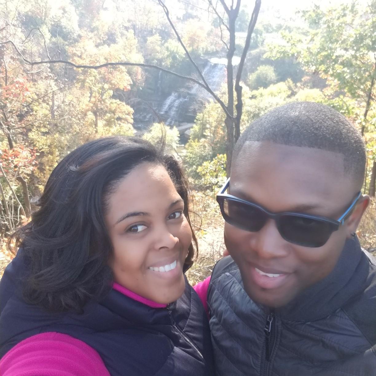 First time hiking; this is also one of our favorite things to do together.