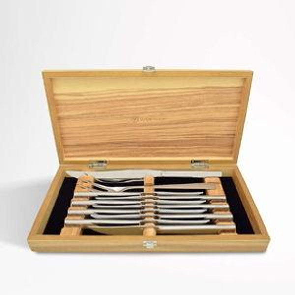 Wusthof ® Mignon Stainless Olivewood 10-Piece Steak Knife Set