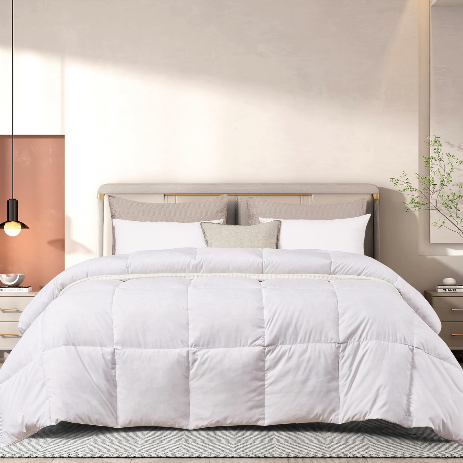 Beautyrest Microfiber Feather and Down Comforter - Full/Queen White