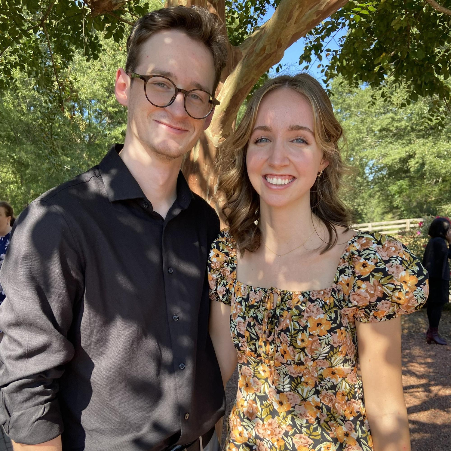 At our friend's wedding