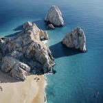 The Arch and Pelican Rock