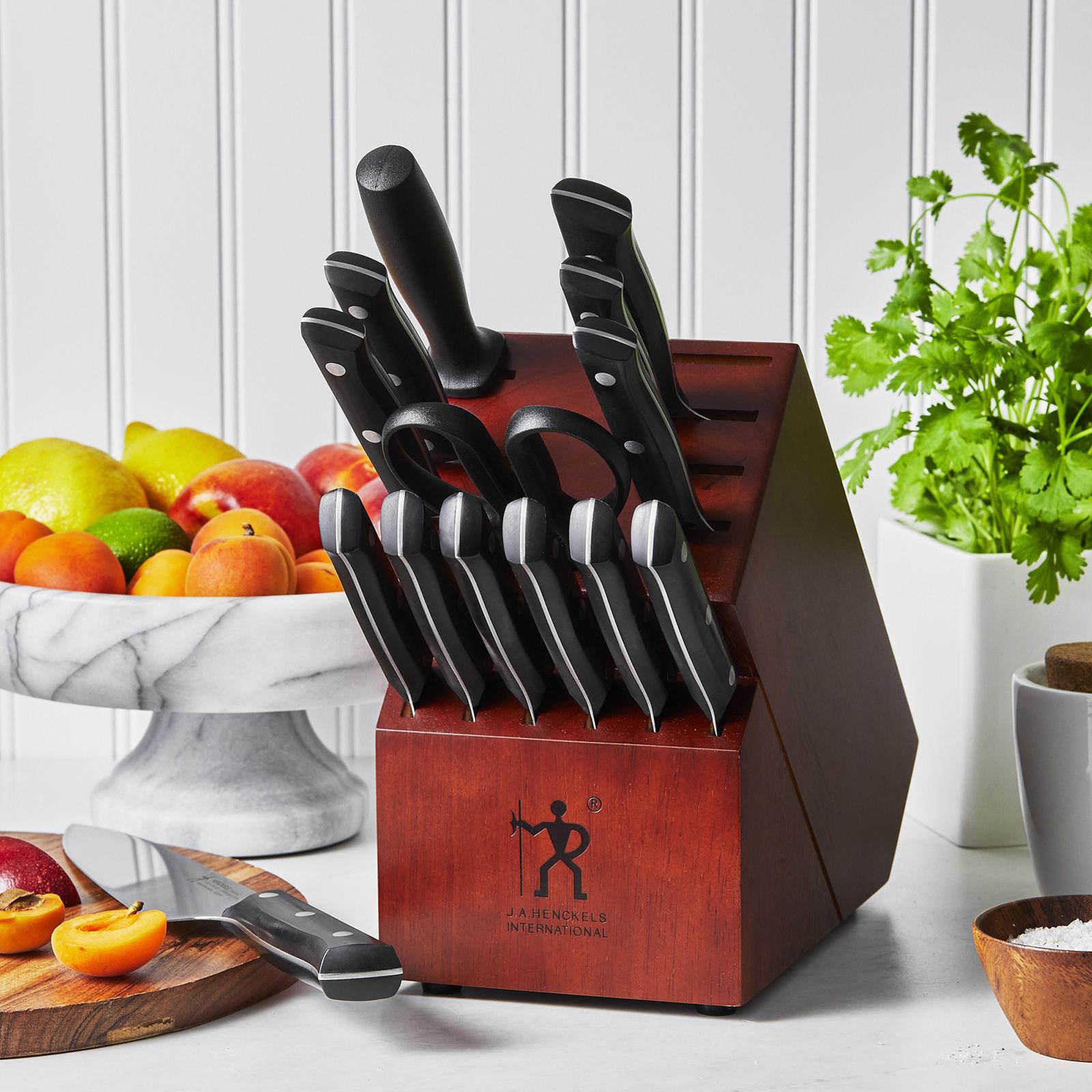 Henckels, Dynamic 15-Piece Knife Block Set | Zola