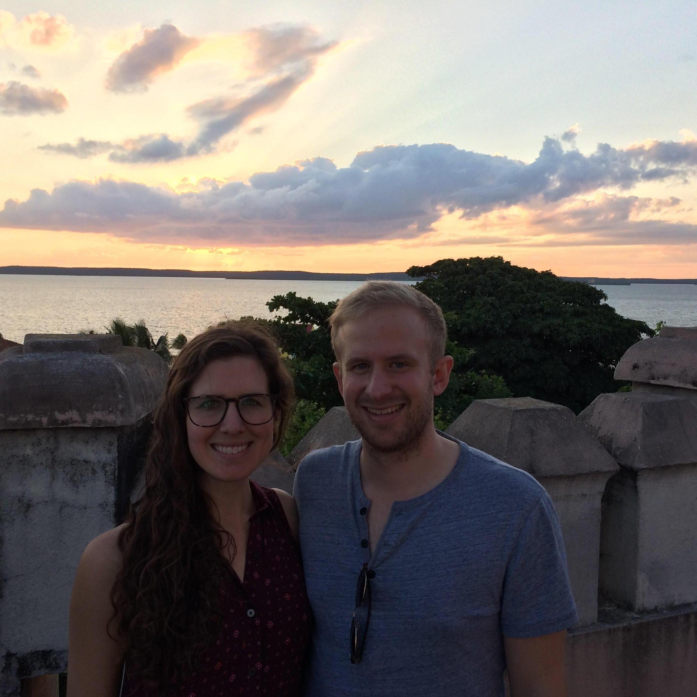 Sunset in Cienfuegos, Cuba