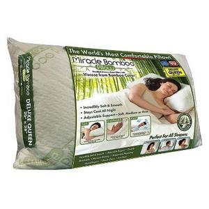 Product description page - As Seen on TV® Miracle Bamboo Deluxe Queen Pillow