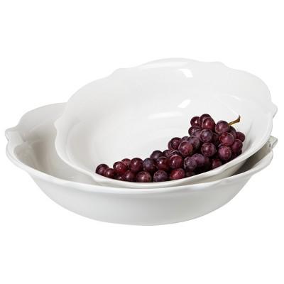 Wellsbridge Serving Bowl Set of 2 White - Threshold™