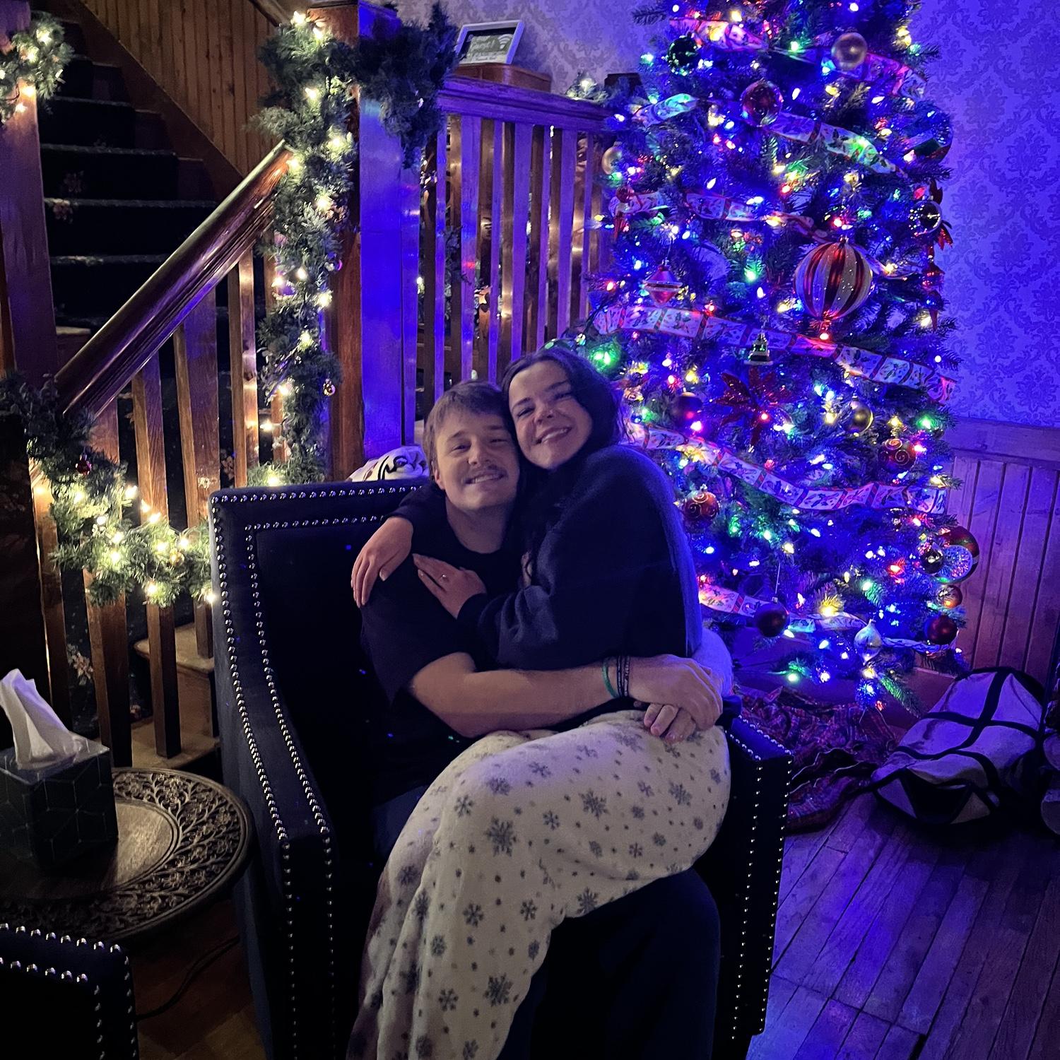 The night we got engaged 💍