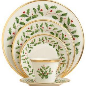 Lenox Dinnerware, Holiday 5 Piece Place Setting