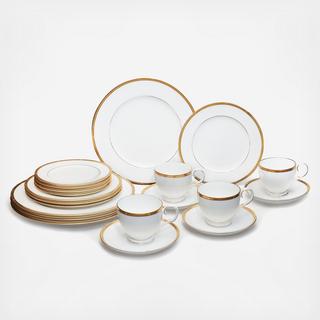 Rochelle 20-Piece Dinnerware Set, Service For 4