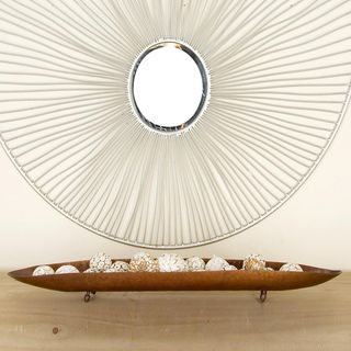 Metal 2-Piece Living Room Decor Tray Set