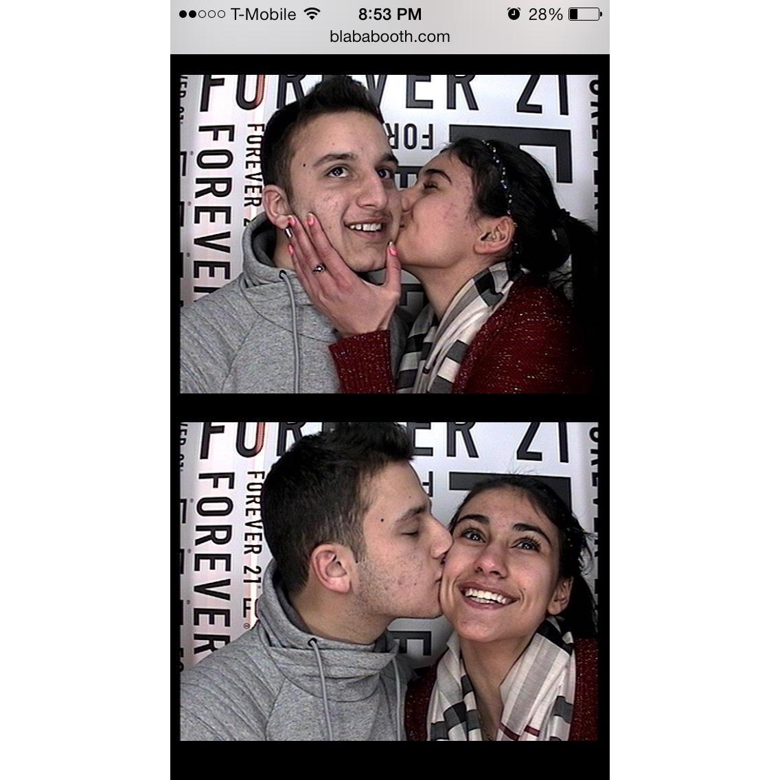 Those photo booth pics every couple has....