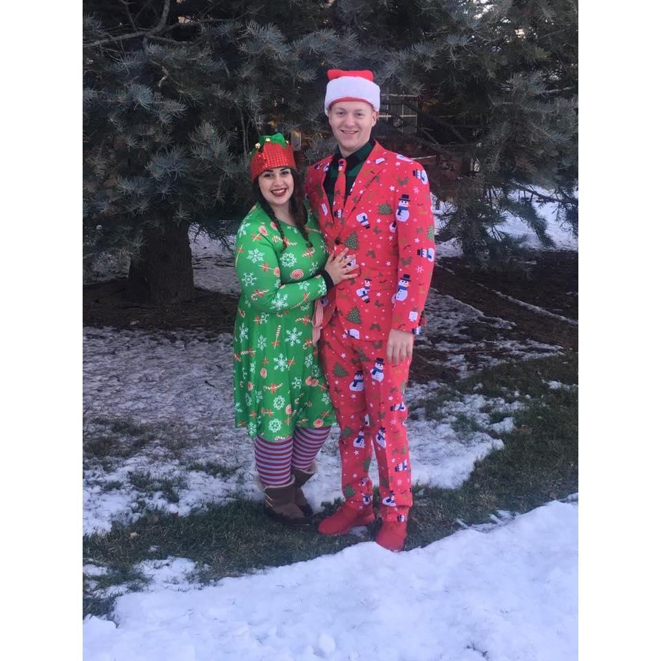 First time we went caroling together!