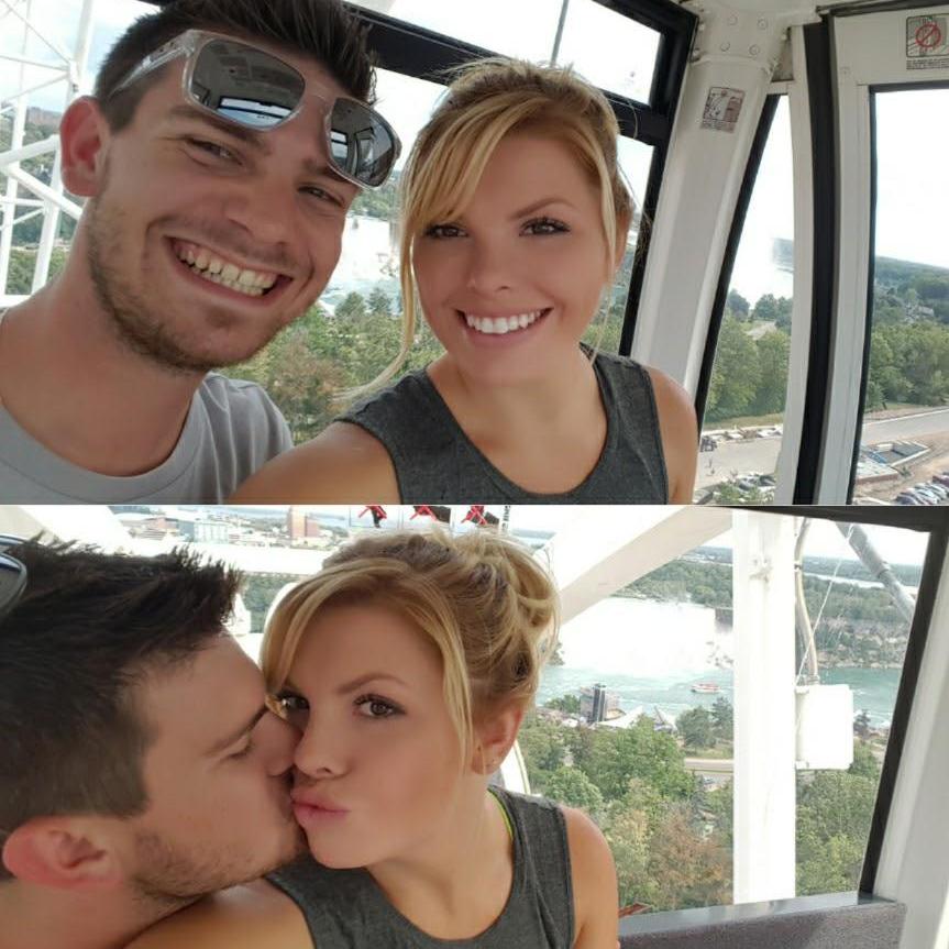 Niagra Falls trip in 2016 for our fifth anniversary