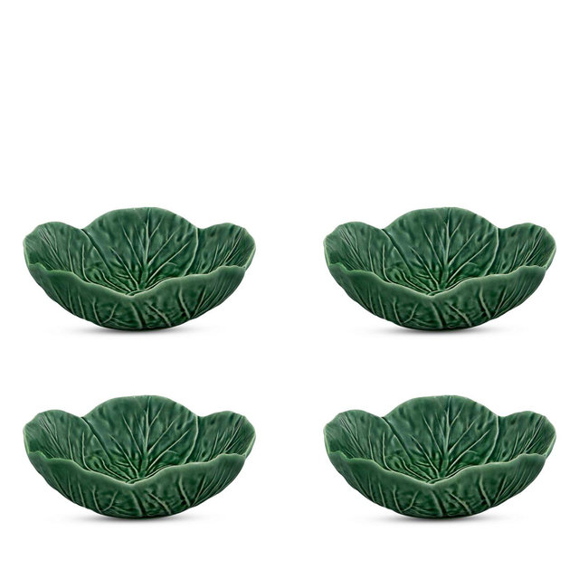 Bordallo Pinheiro Medium Cabbage Bowl, Set of 4
