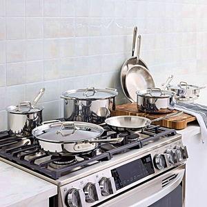All-Clad D3 13-piece Stainless Steel Cookware Set