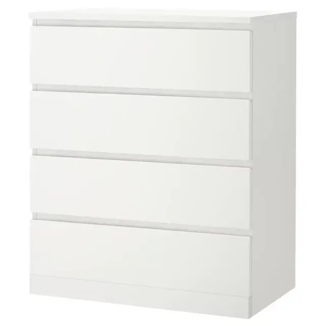 MALM4-drawer chest, white (31 1/2x39 3/8 ")