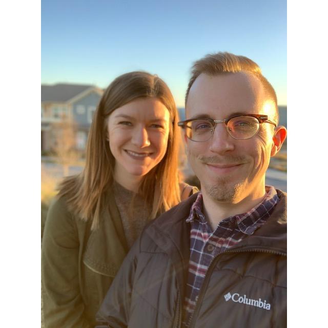 February 2020. One of the last photos of us before lockdown was implemented in Austin... and possibly one of the last photos of us in real clothes for a while!