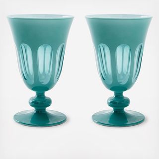 Rialto Milk Tulip Glass, Set of 2