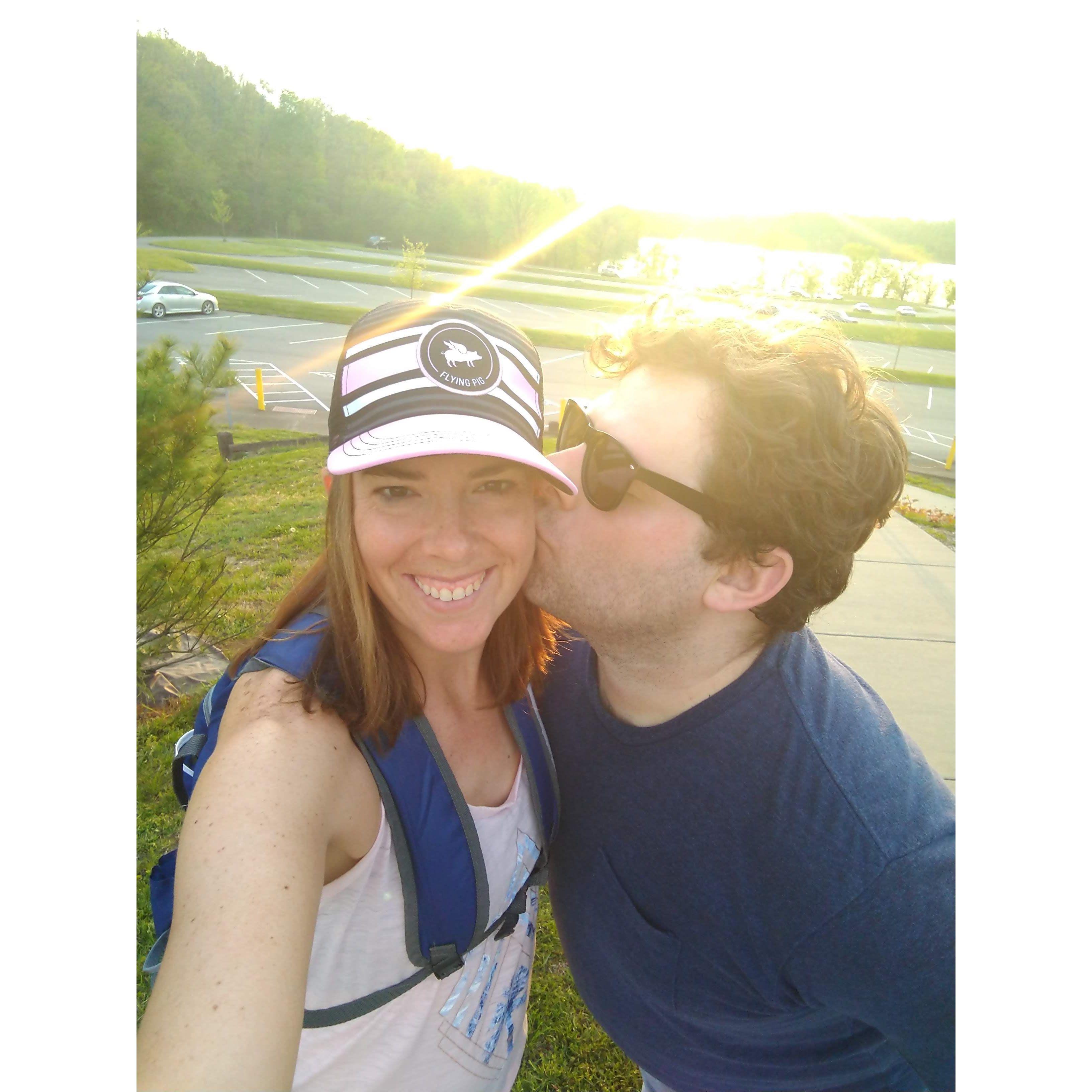 While dating in 2020, we often explored the trails and parks around the area!